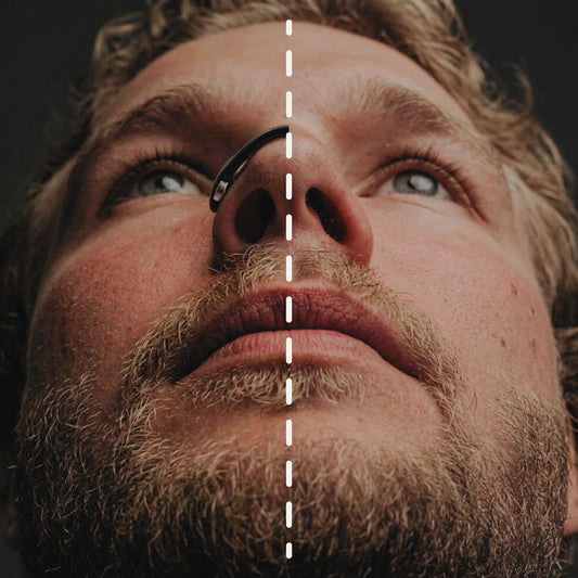 Magnetic nasal strip
